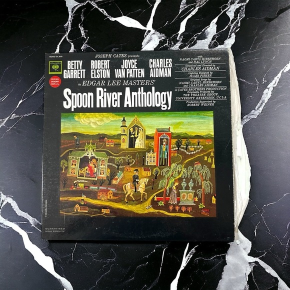 Spoon River Anthology Broadway Cast Columbia Masterworks OL 6010 Vinyl Record - Picture 1 of 15